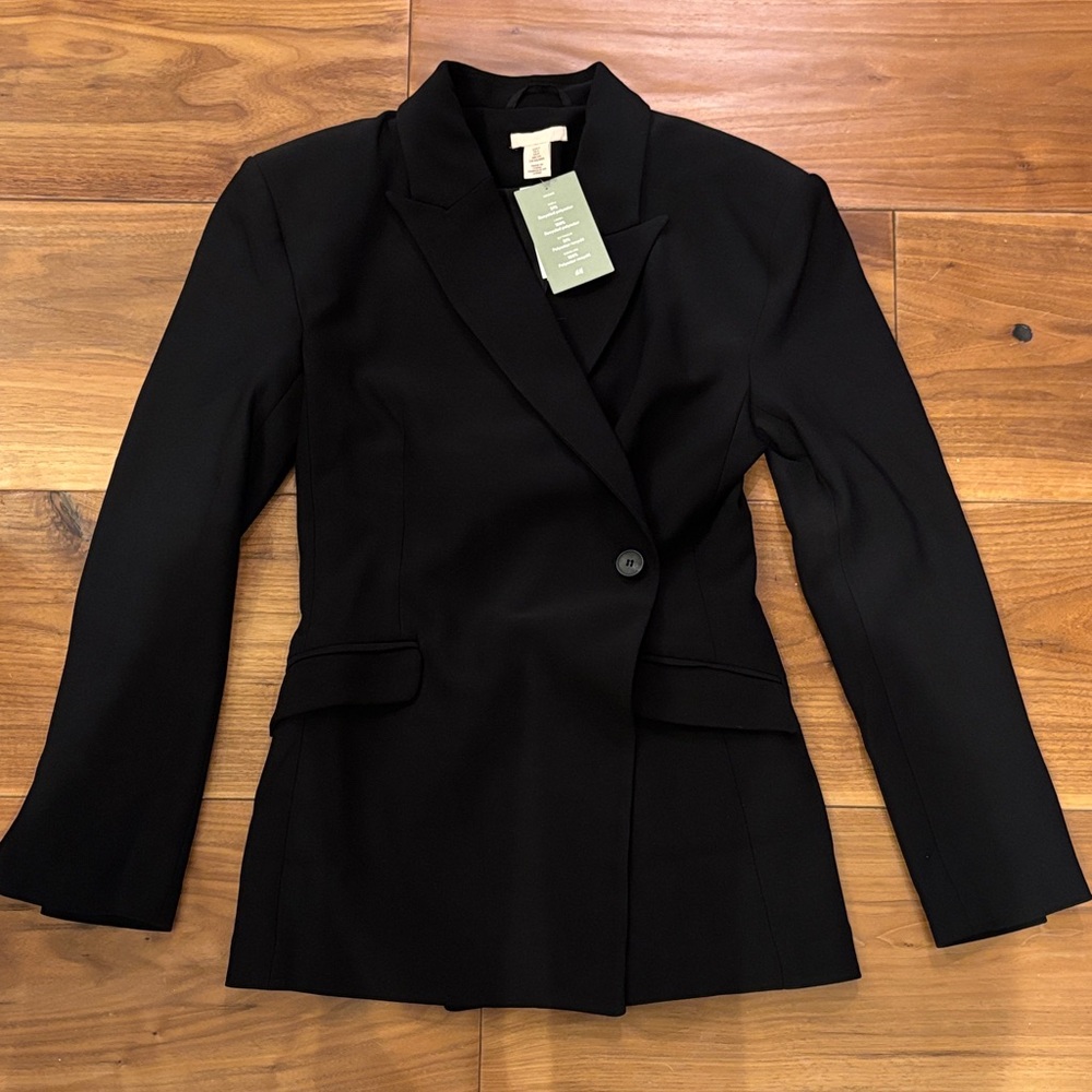 H&M Classic Black Blazer NWT